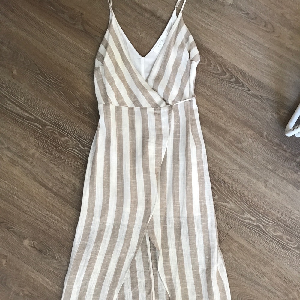 Striped Wrap Dress
